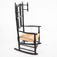 Philip Webb Philip Webb style Of An Ebonized Turners Rocking Chair - 4193228