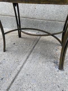 Philip and Kelvin LaVerne Bronze and Pewter Madame Pompadour Side Table by Philip Kelvin Laverne - 4090896