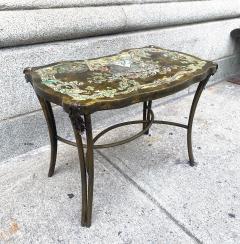 Philip and Kelvin LaVerne Bronze and Pewter Madame Pompadour Side Table by Philip Kelvin Laverne - 4090909