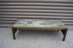 Philip and Kelvin LaVerne Chan Coffee Table with Waterfall Edge by Phillip and Kelvin LaVerne - 2504626