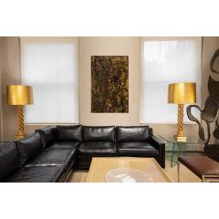 Philip and Kelvin LaVerne Kelvin Phillip LaVerne Large Abstract Painting Autumn 1960s Signed  - 3031348