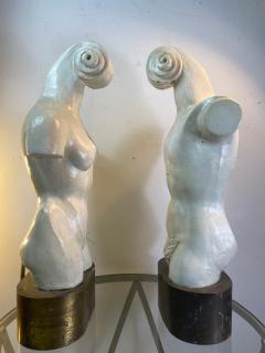 Philip and Kelvin LaVerne MODERNIST MALE FEMALE TORSOS IN THE MANNER OF PHILIP KELVIN LAVERNE - 1530153