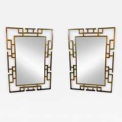 Philip and Kelvin LaVerne MODERNIST PAIR OF BRASS MIRRORS IN THE STYLE OF PHILIP AND KELVIN LAVERNE - 2495782