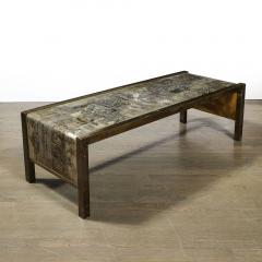 Philip and Kelvin LaVerne Mid Century Spring Festival Bronze Cocktail Table signed Philip Kelvin Laverne - 3553709