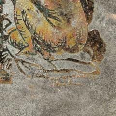 Philip and Kelvin LaVerne Pair of Etruscan Side Tables after Picasso in Bronze by Philip Kelvin Laverne - 3443088