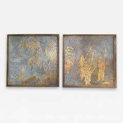 Philip and Kelvin LaVerne Pair of Ming Side Tables by Laverne - 2522241