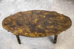 Philip and Kelvin LaVerne Philip And Kelvin Laverne Boucher Coffee Table in Patinated Bronze 1960s - 2598122