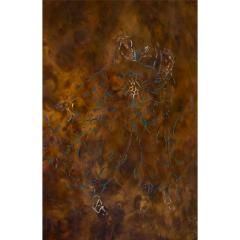 Philip and Kelvin LaVerne Philip Kelvin LaVerne Classical Coffee Table with Greek Muses 1960s Signed  - 4313404
