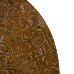 Philip and Kelvin LaVerne Philip Kelvin LaVerne Exceptional Etruscan Spiral Side Table 1960s Signed  - 4290204