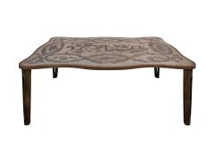 Philip and Kelvin LaVerne Philip Kelvin LaVerne Important and Unique Dining Table 1960s Signed  - 4493510