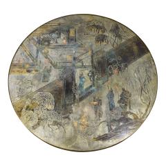 Philip and Kelvin LaVerne Philip Kelvin LaVerne Large Chan 142 Coffee Table 1960s Signed  - 1975035