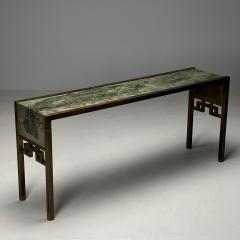 Philip and Kelvin LaVerne Philip Kelvin LaVerne Large Spring Festival Console Table Bronze 1960s - 3720865