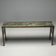 Philip and Kelvin LaVerne Philip Kelvin LaVerne Large Spring Festival Console Table Bronze 1960s - 3720868