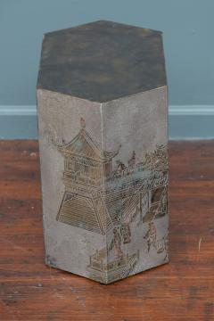 Philip and Kelvin LaVerne Philip Kelvin LaVerne Lo Ta Hexagonal Cube Side Table - 4599174