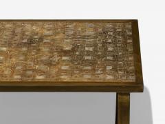 Philip and Kelvin LaVerne Philip Kelvin LaVerne Mid Century Etched Bronze Fantasia Coffee Table 1960s - 4062168