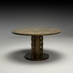 Philip and Kelvin LaVerne Philip Kelvin LaVerne Mid Century Modern Chan Center Table Bronze 1960s - 3937589