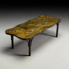 Philip and Kelvin LaVerne Philip Kelvin LaVerne Mid Century Modern Organic Form Coffee Table Bronze - 3871263