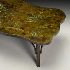 Philip and Kelvin LaVerne Philip Kelvin LaVerne Mid Century Modern Organic Form Coffee Table Bronze - 3871266