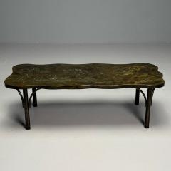 Philip and Kelvin LaVerne Philip Kelvin LaVerne Mid Century Modern Organic Form Coffee Table Bronze - 3871267