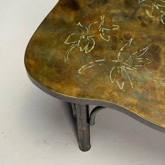 Philip and Kelvin LaVerne Philip Kelvin LaVerne Mid Century Modern Organic Form Coffee Table Bronze - 3871272