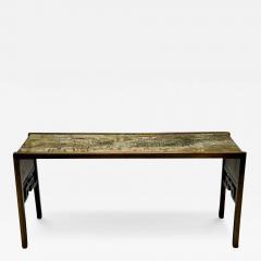 Philip and Kelvin LaVerne Philip Kelvin LaVerne Mid Century Modern Spring Festival Console Table Bronze - 3769503