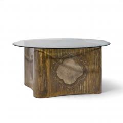 Philip and Kelvin LaVerne Philip Kelvin LaVerne Mid Century Suprise Acid Etched Bronze Dining Table - 4814783