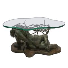 Philip and Kelvin LaVerne Philip Kelvin LaVerne Rare Persephone Enslaved Coffee Table 1970s Signed  - 4096117
