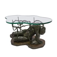 Philip and Kelvin LaVerne Philip Kelvin LaVerne Rare Persephone Enslaved Coffee Table 1970s Signed  - 4096118