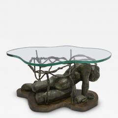 Philip and Kelvin LaVerne Philip Kelvin LaVerne Rare Persephone Enslaved Coffee Table 1970s Signed  - 4101447