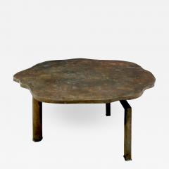 Philip and Kelvin LaVerne Philip Kelvin LaVerne Rare Turtle Table in Patinated Bronze 1960s - 931690