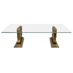 Philip and Kelvin LaVerne Philip Kelvin LaVerne Rare and Important Sculpture Dining Table 1980s Signed  - 4254422