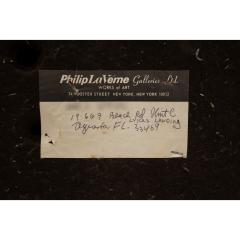 Philip and Kelvin LaVerne Philip Kelvin LaVerne Rare and Important Sculpture Dining Table 1980s Signed  - 4254427