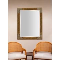 Philip and Kelvin LaVerne Philip Kelvin LaVerne Rare and Significant Kaun Corner Mirror 1960s Signed  - 3887581