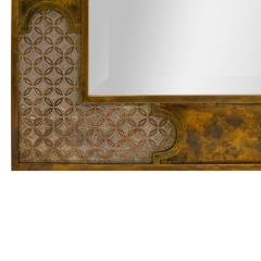 Philip and Kelvin LaVerne Philip Kelvin LaVerne Rare and Significant Kaun Corner Mirror 1960s Signed  - 3887584