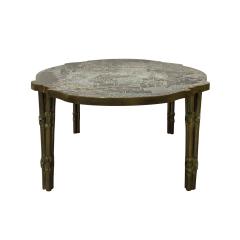 Philip and Kelvin LaVerne Philip Kelvin LaVerne Superb Tang Boucher Coffee Table 1960s Signed  - 4175654