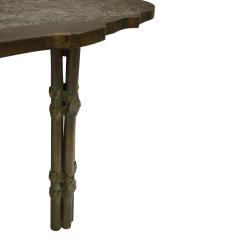 Philip and Kelvin LaVerne Philip Kelvin LaVerne Superb Tang Boucher Coffee Table 1960s Signed  - 4175659