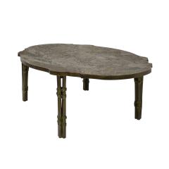Philip and Kelvin LaVerne Philip Kelvin LaVerne Superb Tang Boucher Coffee Table 1960s Signed  - 4175661