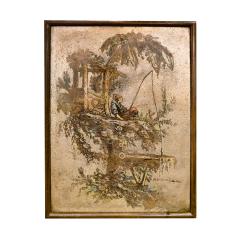 Philip and Kelvin LaVerne Philip Kelvin Laverne Pair of Chinois Plaques 1960s Signed  - 2488461