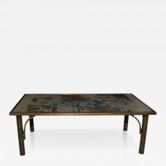 Philip and Kelvin LaVerne Philip and Kelvin LaVerne Bronze Coffee Table Imperial Court Scene  - 4719649