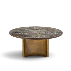 Philip and Kelvin LaVerne Philip and Kelvin LaVerne Eternal Forest Acid Etched Bronze Coffee Table - 4747194