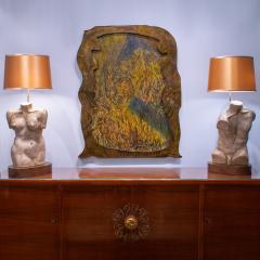 Philip and Kelvin LaVerne Philip and Kelvin LaVerne Exceptional Bronze Painting Passion 1960s Signed  - 4194505