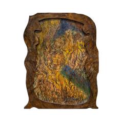 Philip and Kelvin LaVerne Philip and Kelvin LaVerne Exceptional Bronze Painting Passion 1960s Signed  - 4194511