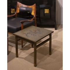 Philip and Kelvin LaVerne Philip and Kelvin LaVerne Kuan Su Side Table with Floral Motif 1960s Signed  - 4128571