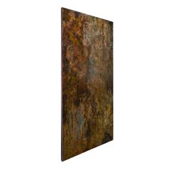 Philip and Kelvin LaVerne Philip and Kelvin LaVerne Large Rainforest Painting on Bronze 1970s Signed  - 4385795