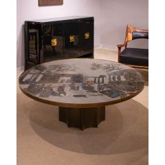 Philip and Kelvin LaVerne Philip and Kelvin LaVerne Magnificent Odyssey Coffee Table 1960s Signed  - 4253897