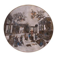 Philip and Kelvin LaVerne Philip and Kelvin LaVerne Magnificent Odyssey Coffee Table 1960s Signed  - 4253903