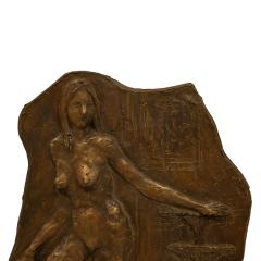 Philip and Kelvin LaVerne Philip and Kelvin LaVerne Nude 1 Wall Hanging Sculpture 1960s Signed  - 3300371