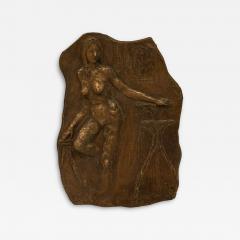 Philip and Kelvin LaVerne Philip and Kelvin LaVerne Nude 1 Wall Hanging Sculpture 1960s Signed  - 3302386