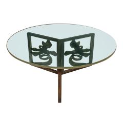 Philip and Kelvin LaVerne Philip and Kelvin LaVerne Rare Coffee Table with Chinese Motif 1960s Signed  - 3307253