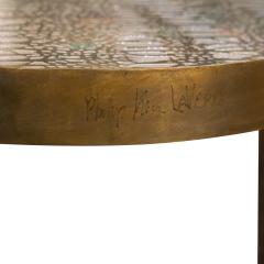 Philip and Kelvin LaVerne Philip and Kelvin LaVerne Rare Eternal Forest Tea Table 1960s Signed  - 3964855